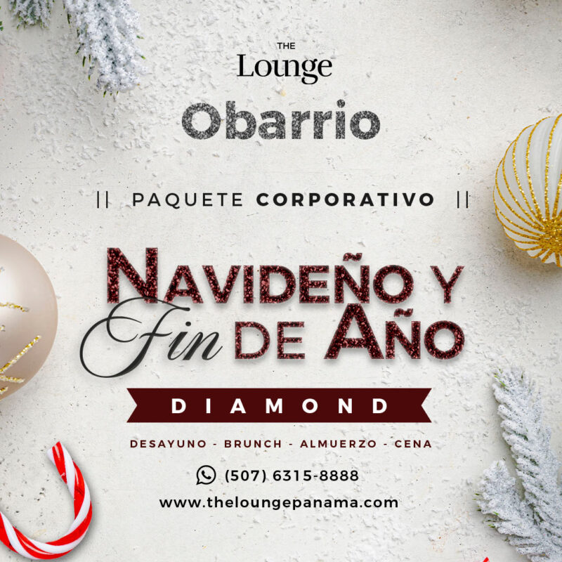 Paquete de Navidad y Fin de Año Diamond en The Lounge Obarrio